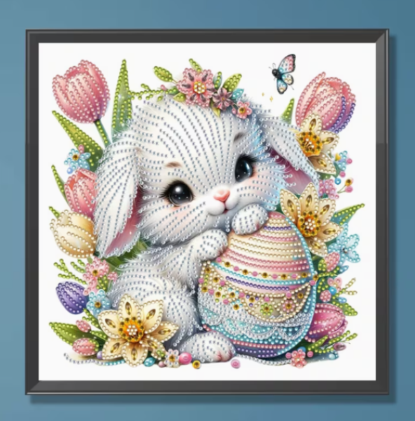 Diamond Painting Osterhase & Ei